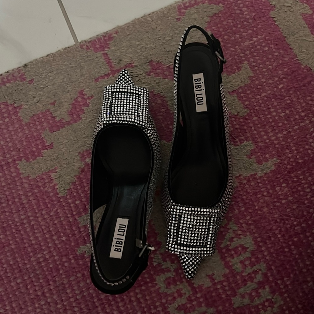 New Anthropologie Bibi Lou Poznan Heels sz 38